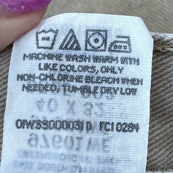 •WRANGLER• Men's Tan Premium Quality Authentic Denim Jeans - Size 40x32 - Picture 6 of 7